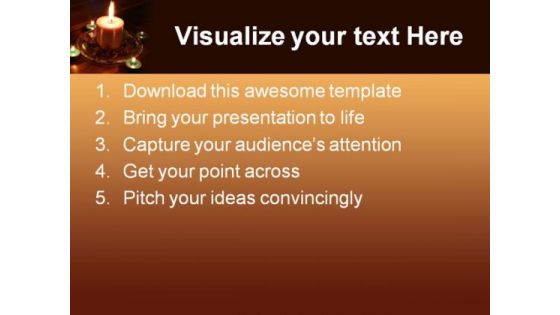 Candles07 Festival PowerPoint Themes And PowerPoint Slides 0411