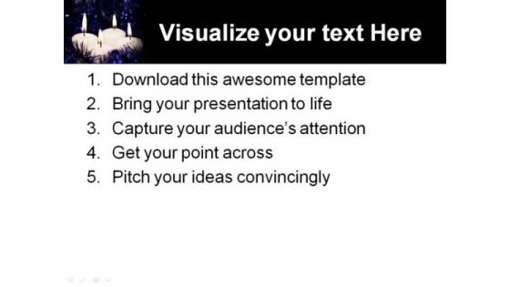 Candles08 Festival PowerPoint Themes And PowerPoint Slides 0411