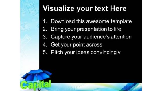 Capital Protected Money PowerPoint Templates And PowerPoint Themes 0912