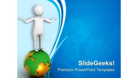 Capture The Globe For Success PowerPoint Templates Ppt Backgrounds For Slides 0713