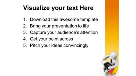 Capture The World With Use Of Technology PowerPoint Templates Ppt Backgrounds For Slides 0613