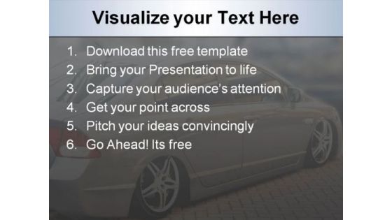 Car Transportation PowerPoint Template