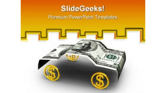 Car Dollar Money PowerPoint Templates And PowerPoint Backgrounds 0211 Car Dollar Money PowerPoint Templates And PowerPoint Backgrounds 0211