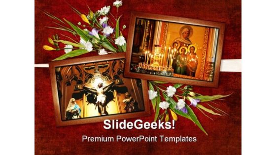 Card For Religion Festival PowerPoint Templates And PowerPoint Backgrounds 0311