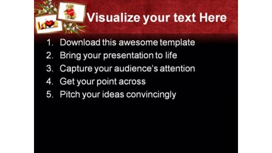 Card For Valentine Day Youth PowerPoint Themes And PowerPoint Slides 0311