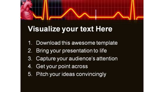 Cardiogram Medical PowerPoint Templates And PowerPoint Backgrounds 0511
