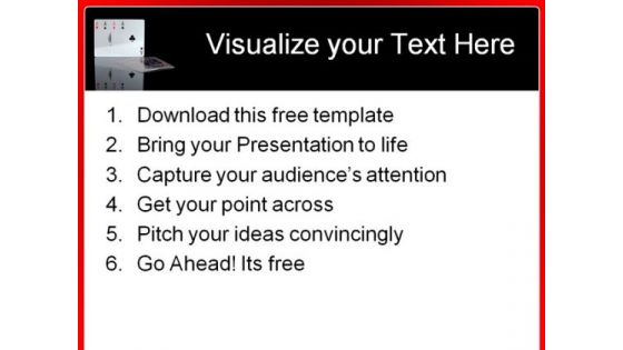 Playing Cards PowerPoint Template