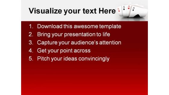 Cards With Dices And Points Game PowerPoint Templates And PowerPoint Backgrounds 0511