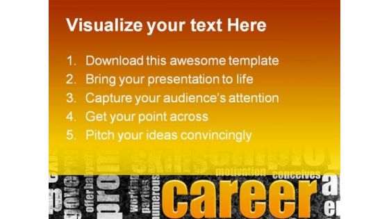Career Business Future PowerPoint Template 1110