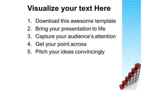 Career Graph Growth Success PowerPoint Templates And PowerPoint Themes 0812