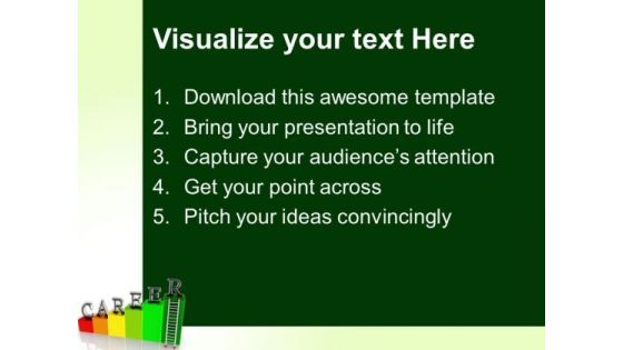 Career Ladder Business PowerPoint Templates And PowerPoint Themes 0512