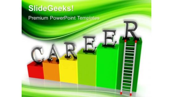 Career Ladder Business PowerPoint Templates And PowerPoint Themes 0512