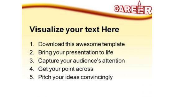 Career Ladder Future PowerPoint Templates And PowerPoint Backgrounds 0311