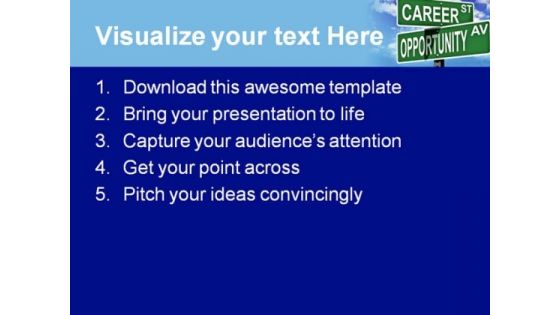 Career Oportunity Education PowerPoint Themes And PowerPoint Slides 0811