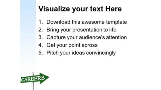 Career Signpost Future PowerPoint Templates And PowerPoint Themes 0512
