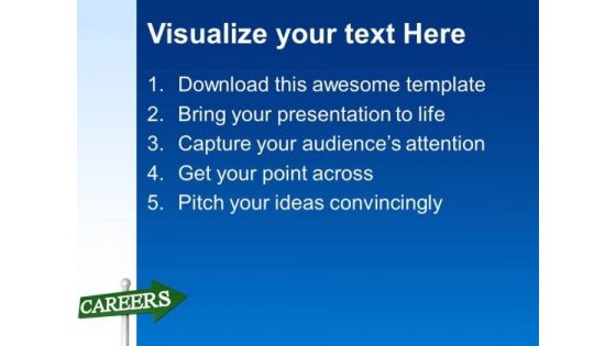 Career Signpost Future PowerPoint Templates And PowerPoint Themes 0512