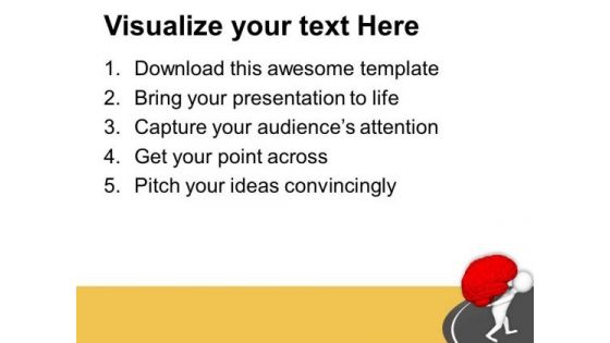 Carry And Solve Your Own Problems PowerPoint Templates Ppt Backgrounds For Slides 0713