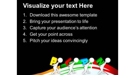 Carry Plan For Business Growth PowerPoint Templates Ppt Backgrounds For Slides 0813