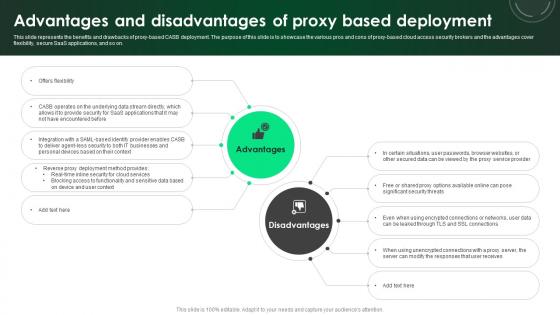 CASB 2 0 IT Advantages And Disadvantages Of Proxy Based Deployment