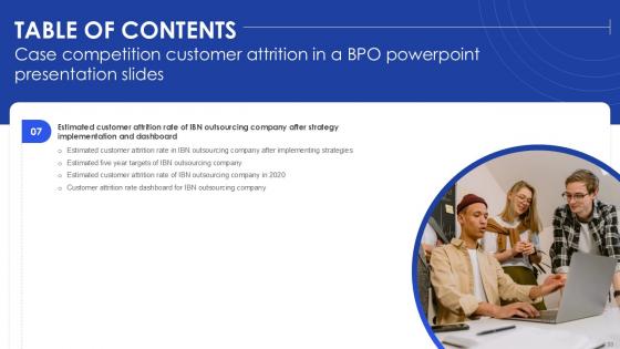 Case Competition Customer Attrition In A BPO Powerpoint Presentation Slides