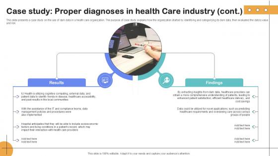 Case Study Proper Diagnoses In Importance Of Unstructured Data Ppt Example