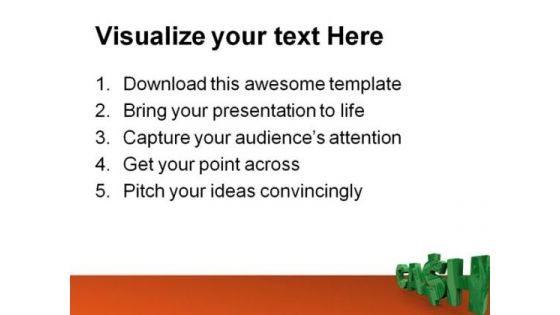 Cash Money PowerPoint Themes And PowerPoint Slides 0511
