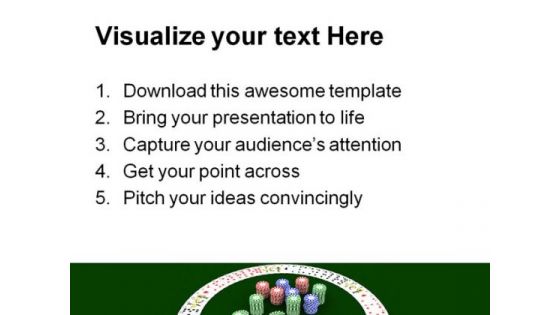 Casino Cards Games PowerPoint Template 1010