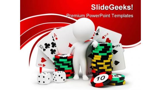 Casino Game PowerPoint Templates And PowerPoint Backgrounds 0311