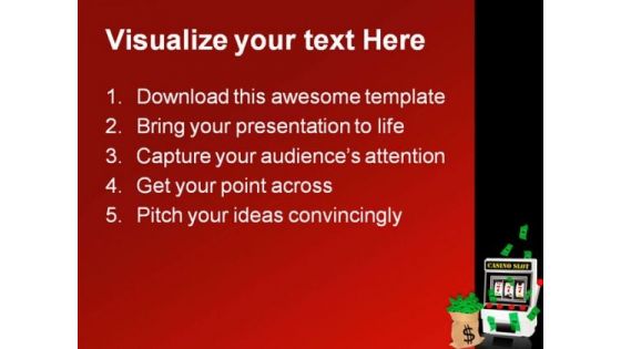 Casino Winner Game PowerPoint Templates And PowerPoint Backgrounds 0411