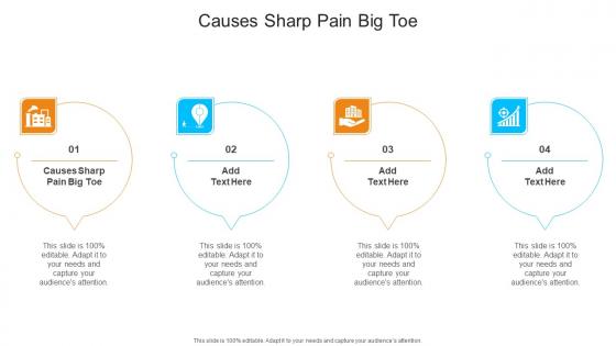Causes Sharp Pain Big Toe In Powerpoint And Google Slides Cpb