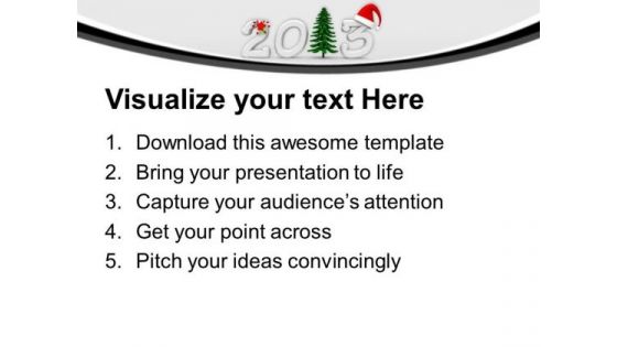 Celebrate Christmas And New Year PowerPoint Templates Ppt Backgrounds For Slides 0413