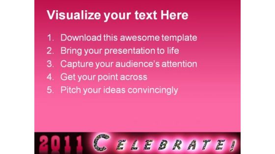Celebrate Festival PowerPoint Themes And PowerPoint Slides 0411