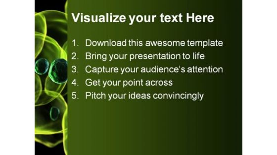 Cells Science PowerPoint Template 0810