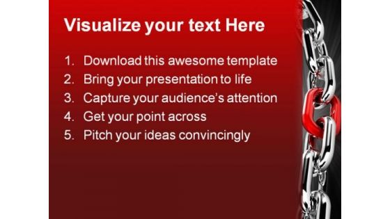 Chain Business PowerPoint Themes And PowerPoint Slides 0211