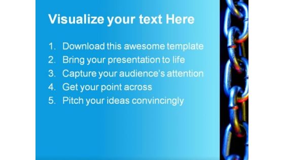 Chain Business PowerPoint Themes And PowerPoint Slides 0611