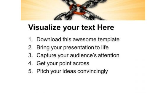 Chain Concept Security PowerPoint Templates And PowerPoint Themes 0712