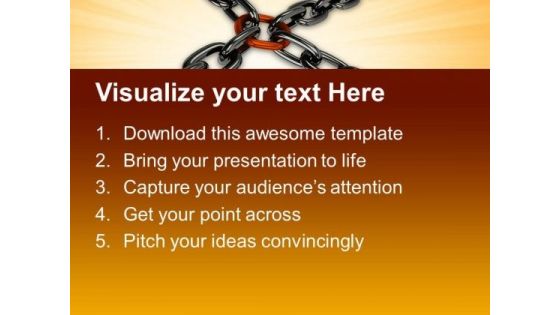 Chain Concept Security PowerPoint Templates And PowerPoint Themes 0712