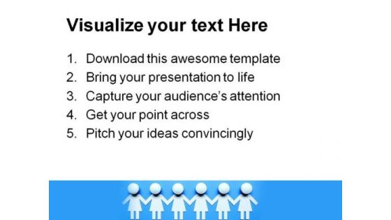 Chain Of Paper Team Global PowerPoint Themes And PowerPoint Slides 0511