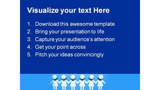 Chain Of Paper Team Global PowerPoint Themes And PowerPoint Slides 0511