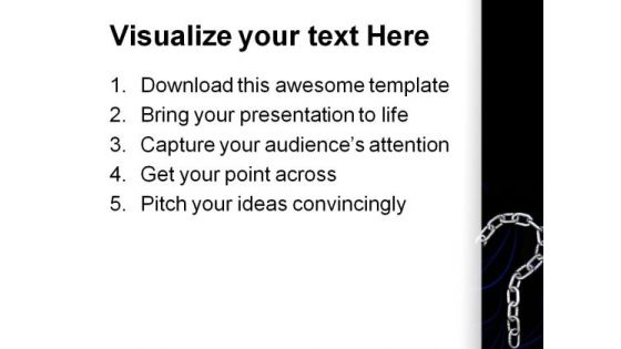 Chain Reaction Business PowerPoint Templates And PowerPoint Backgrounds 0611