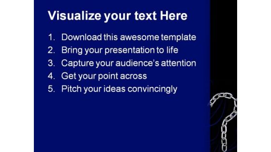 Chain Reaction Business PowerPoint Templates And PowerPoint Backgrounds 0611