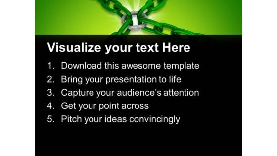 Chain Security Business PowerPoint Templates And PowerPoint Themes 0812