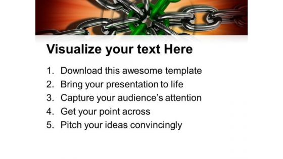 Chain Security Teamwork PowerPoint Templates And PowerPoint Themes 0612
