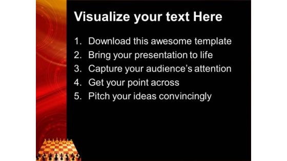 Challenge Chess Game PowerPoint Templates And PowerPoint Themes 1012