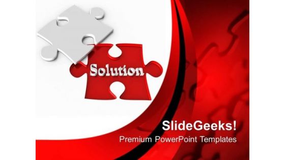 Challenge To Solve The Business Strategy PowerPoint Templates Ppt Backgrounds For Slides 0513