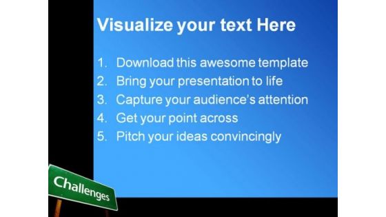Challenges Business PowerPoint Templates And PowerPoint Backgrounds 0711
