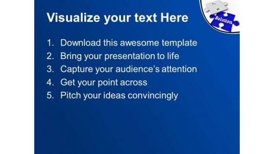 Challenging Task To Find The Solution PowerPoint Templates Ppt Backgrounds For Slides 0513