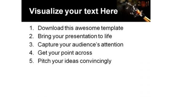 Champagne Bottle Success PowerPoint Themes And PowerPoint Slides 0711