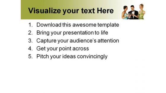 Champagne Success PowerPoint Templates And PowerPoint Backgrounds 0711