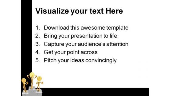 Champions Podium Success PowerPoint Themes And PowerPoint Slides 0611